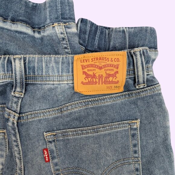 Levi's Blue Stretch Joggers - Picture 6 of 7